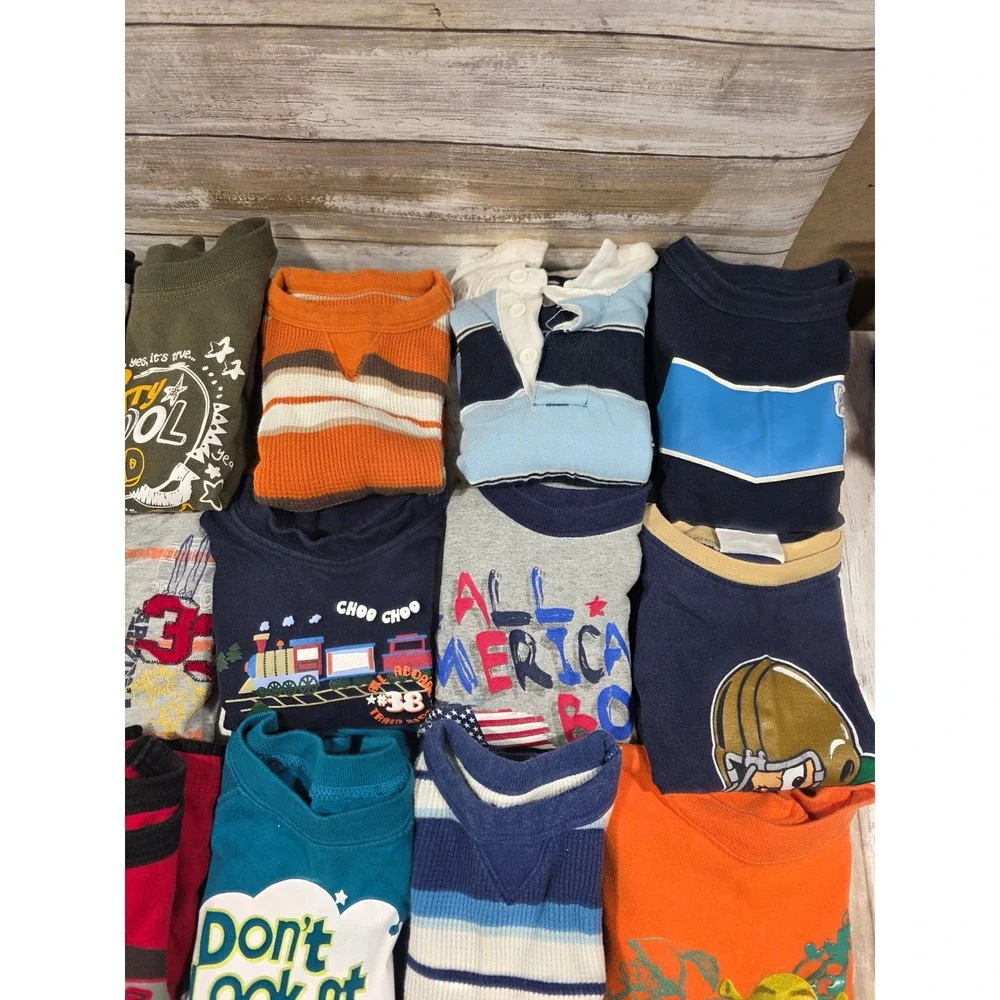 Boys Clothing Bundle Disney Mickey Mouse Cars SpongeBob Cubs Jeans Tees 2t 24m - Picture 10 of 12